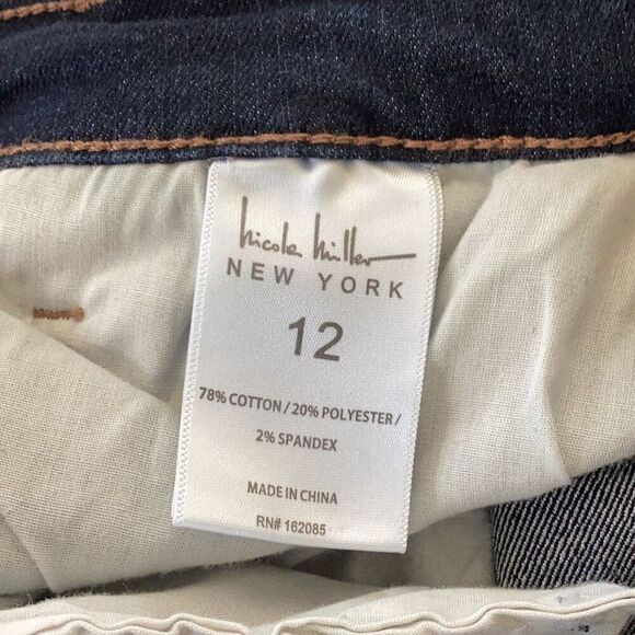 Nicole Miller Nomad Super High Waisted Wide Leg Jeans Women’s 12 - Picture 8 of 8